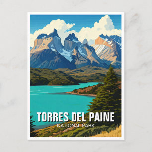 Nationaal park Torres del Paine Briefkaart