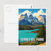 Nationaal park Torres del Paine Briefkaart (Voorkant / Achterkant)