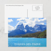 nationaal park torres del paine briefkaart (Voorkant / Achterkant)