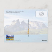 Nationaal Park Torres del Paine, Chili Briefkaart (Achterkant)