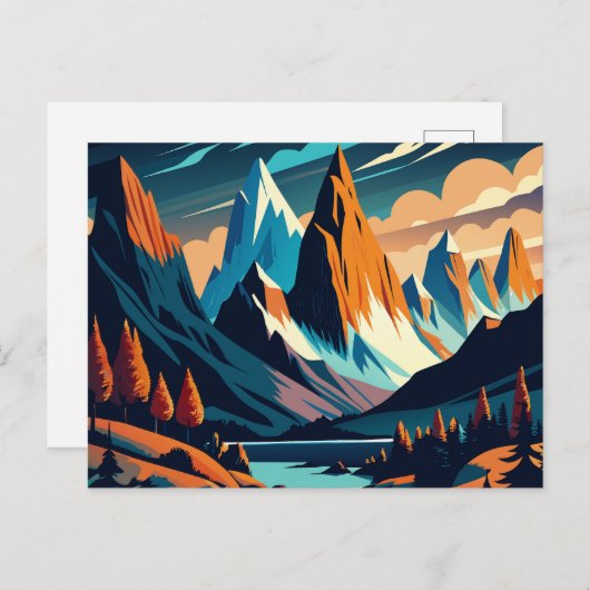 Nationaal park Torres del Paine Chili Briefkaart (Voorkant / Achterkant)