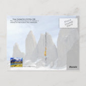 Nationaal Park Torres del Paine, Chili Briefkaart (Achterkant)