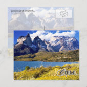 Nationaal Park Torres del Paine, Chili Briefkaart (Voorkant / Achterkant)