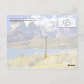 Nationaal Park Torres del Paine, Chili Briefkaart (Achterkant)