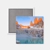 Nationaal Park Torres Del Paine, Chili. Magneet (Voorkant / Achterkant)