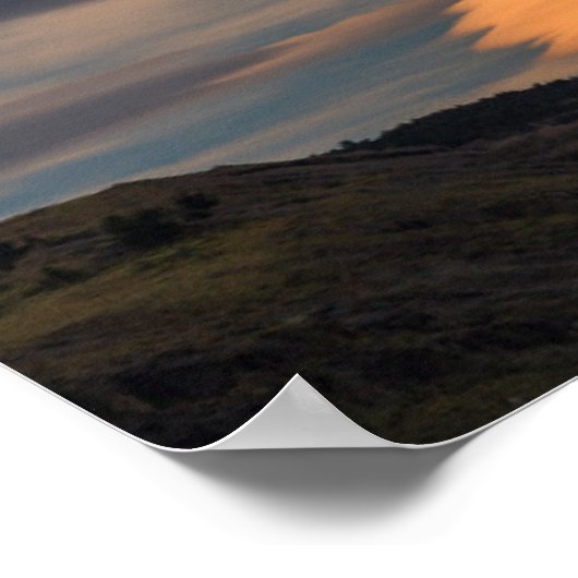 Nationaal Park Torres del Paine, Chili Poster (Hoek)