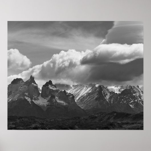 Nationaal park Torres Del Paine, Cuernos en Poster (Voorkant)