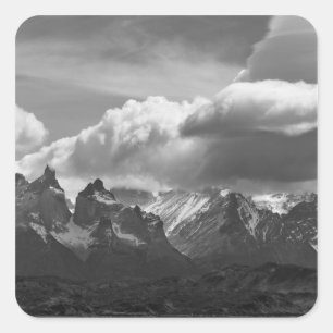 Nationaal park Torres Del Paine, Cuernos en Vierkante Sticker