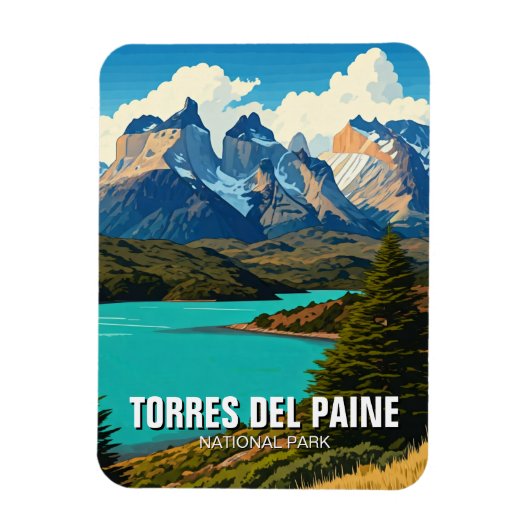Nationaal park Torres del Paine Magneet (Verticaal)