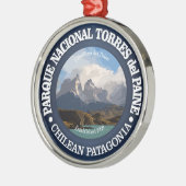 Nationaal park Torres del Paine Metalen Ornament (Links)