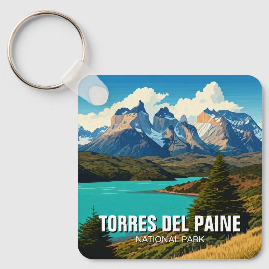 Nationaal park Torres del Paine Sleutelhanger (Voorkant)
