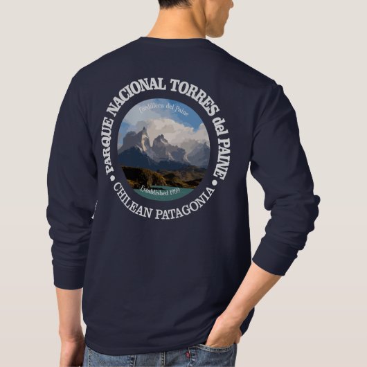 Nationaal park Torres del Paine T-shirt (Achterkant)