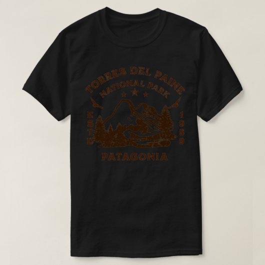 Nationaal park Torres Del Paine T-shirt (Design voorkant)