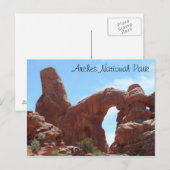Nationaal park Turret Arch - Arches Briefkaart (Voorkant / Achterkant)