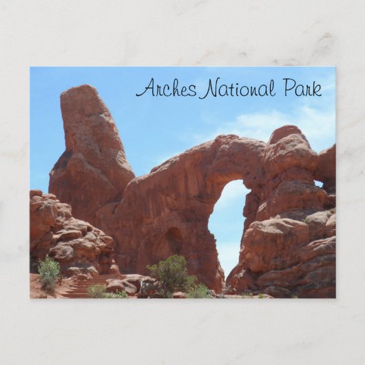 Nationaal park Turret Arch - Arches Briefkaart (Voorkant)