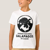 Nationaal Park Turtle Hammerhead Shark Galapagos T-shirt (Voorkant)