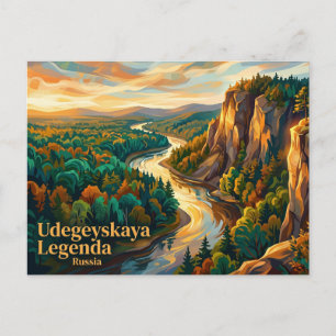 Nationaal park Udegeyskaya Legenda Rusland Briefkaart