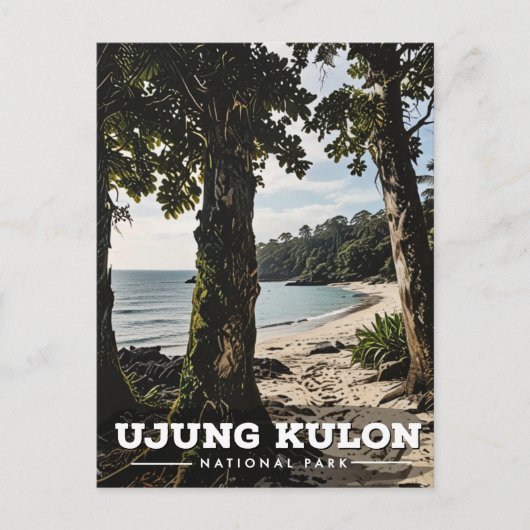 Nationaal park Ujung Kulon Briefkaart (Voorkant)