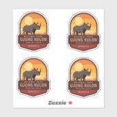 Nationaal Park Ujung Kulon Indonesië Sticker (Vel)