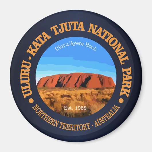 Nationaal park Uluru - Kata Tjuta Magneet (Voorkant)