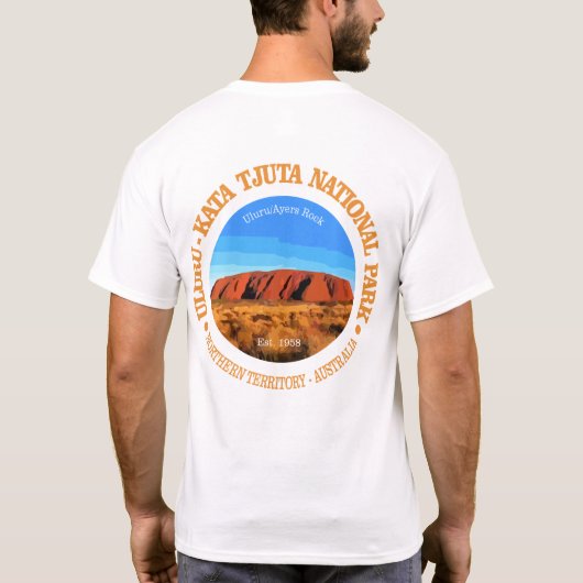 Nationaal park Uluru - Kata Tjuta T-shirt (Achterkant)