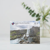 Nationaal park UNESCO - Þingvellir (Thingvellir) Briefkaart (Staand voorkant)