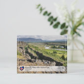 Nationaal park UNESCO - Þingvellir (Thingvellir) Briefkaart (Staand voorkant)