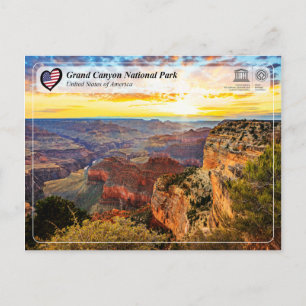 Nationaal park UNESCO - Grand Canyon Briefkaart