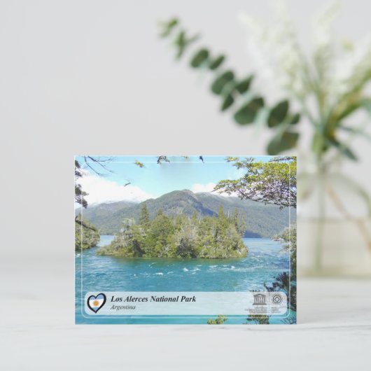 Nationaal park UNESCO - Los Alerces Briefkaart (Staand voorkant)