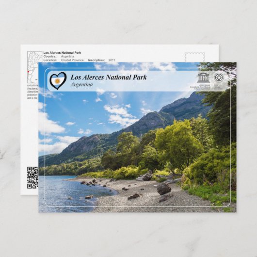 Nationaal park UNESCO - Los Alerces Briefkaart (Voorkant / Achterkant)