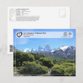 Nationaal park UNESCO - Los Glaciares Briefkaart (Voorkant / Achterkant)
