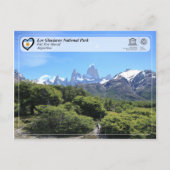 Nationaal park UNESCO - Los Glaciares Briefkaart (Voorkant)