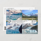 Nationaal park UNESCO - Los Glaciares Briefkaart (Voorkant / Achterkant)