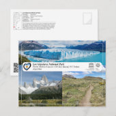 Nationaal park UNESCO - Los Glaciares Briefkaart (Voorkant / Achterkant)