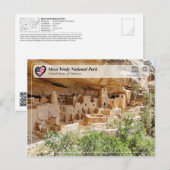 Nationaal park UNESCO WHS - Mesa Verde Briefkaart (Voorkant / Achterkant)