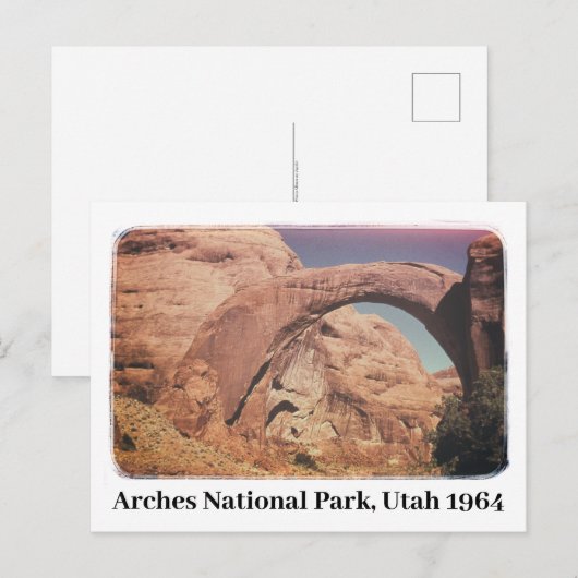 Nationaal Park Utah 1964 Briefkaart (Voorkant / Achterkant)