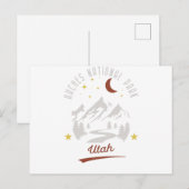 Nationaal park Utah  Arches Briefkaart (Voorkant / Achterkant)