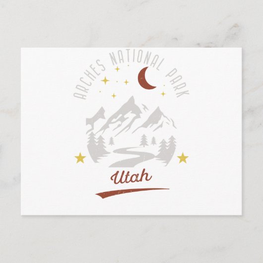 Nationaal park Utah  Arches Briefkaart (Voorkant)