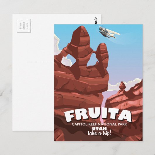 Nationaal park Utah Briefkaart (Voorkant / Achterkant)