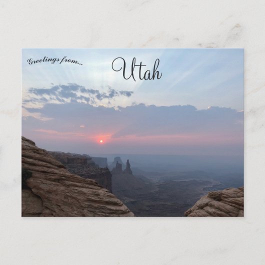 Nationaal park Utah Briefkaart (Voorkant)