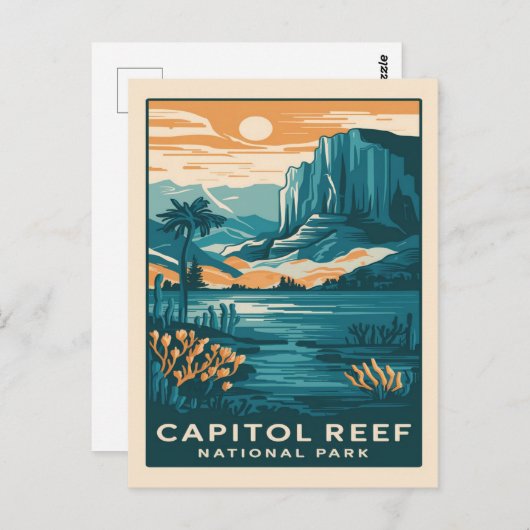 Nationaal park Utah Briefkaart (Voorkant / Achterkant)