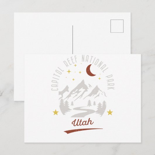  nationaal park Utah Briefkaart (Voorkant / Achterkant)