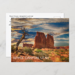 Nationaal park Utah Bryce Canyon Briefkaart
