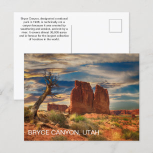 Nationaal park Utah Bryce Canyon Briefkaart