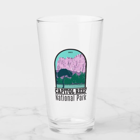 Nationaal park Utah Capitol Reef Glas (Voorkant)