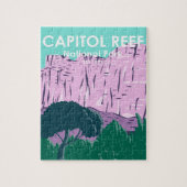 Nationaal park Utah Capitol Reef Legpuzzel (Verticaal)