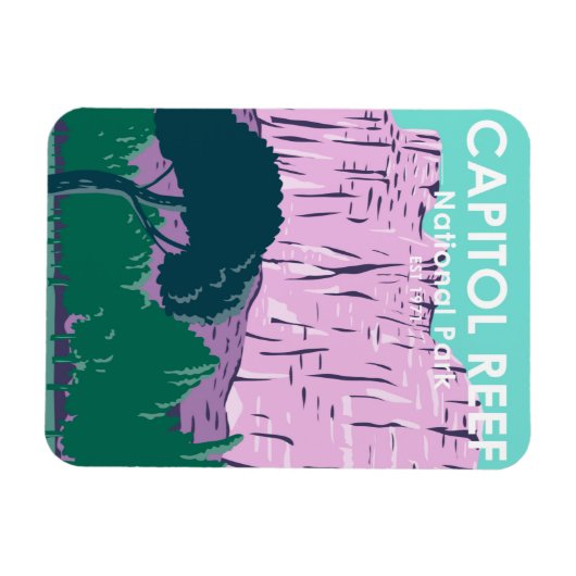 Nationaal park Utah  Capitol Reef Magneet (Horizontaal)