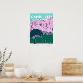 Nationaal park Utah  Capitol Reef Poster (Keuken)