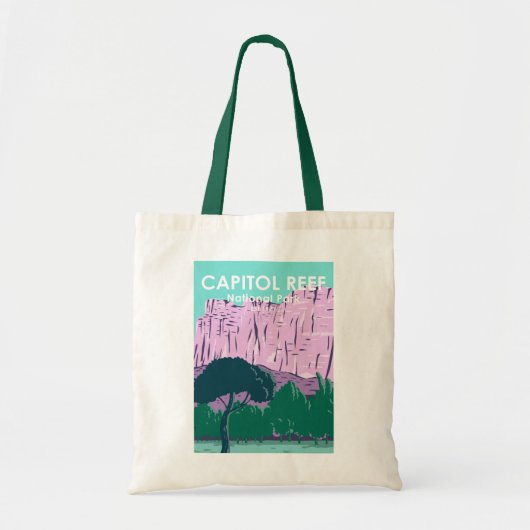 Nationaal park Utah  Capitol Reef Tote Bag (Voorkant)