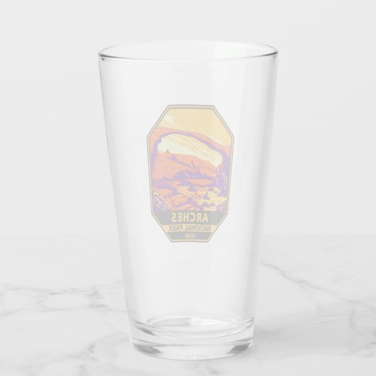 Nationaal park Utah Landscape  Glas (Achterkant)